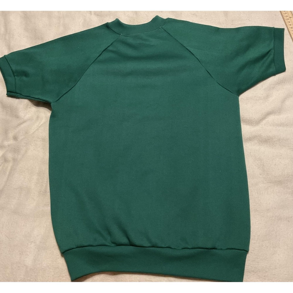 Vintage Kings Road Sweatshirt Mens Medium Green Short Sleeve Raglan Made USA 70s